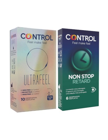 Control Pack Preservativos Ultrafeel 10 Uds + Retard 6 Uds