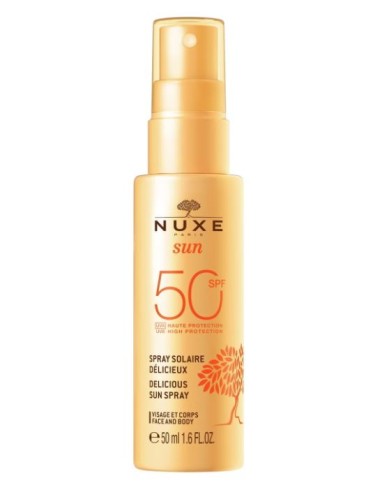 Nuxe Sun Spray Solar Delicioso Rostro y Cuerpo SPF50+ 50 ml