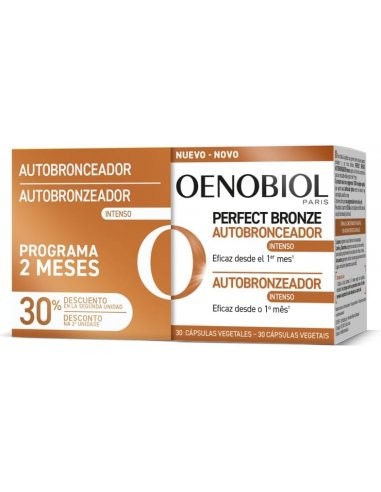Oenobiol Perfect Bronze Autobronceador Duplo 30 + 30 Cápsulas