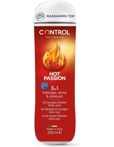 Control Hot Passion 3 en 1 Gel de Masaje 200 ml