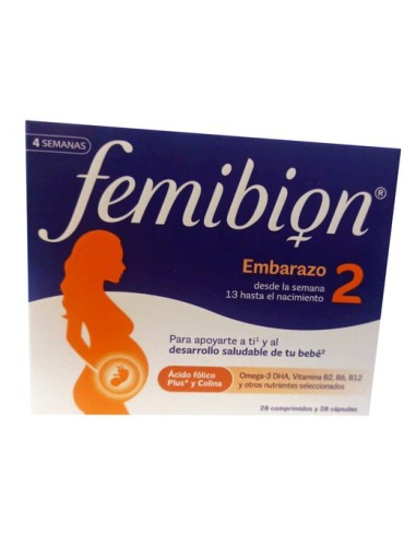 Femibion 2 Embarazo 28 cápsulas + 28 comprimidos