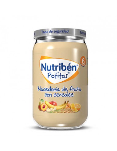 Nutribén Potitos Macedonia de frutas con cereales 235 g