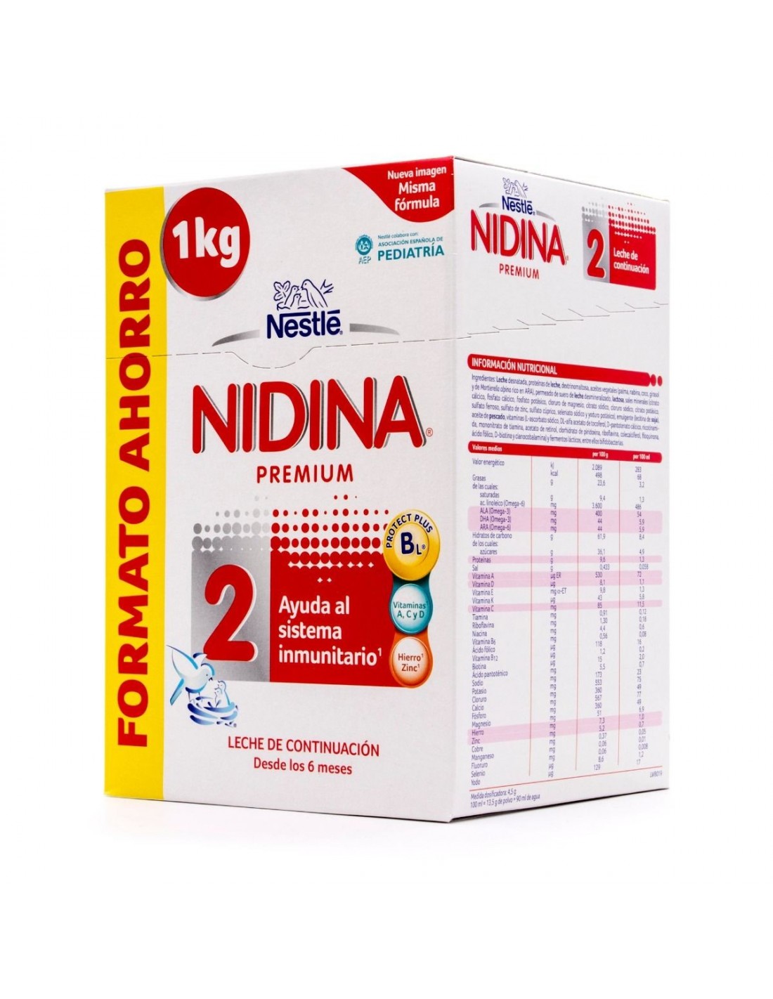 Farmacia Fuentelucha  Nidina 2 Premium Leche 1Kg