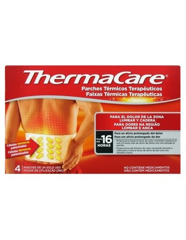 Thermacare Zona Lumbar y Cadera 4 Parches