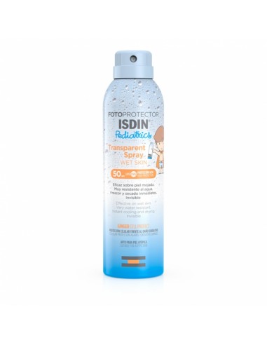 ISDIN Fotoprotector Transparent Spray Wet Skin Pediatrics SPF 50 250 ml