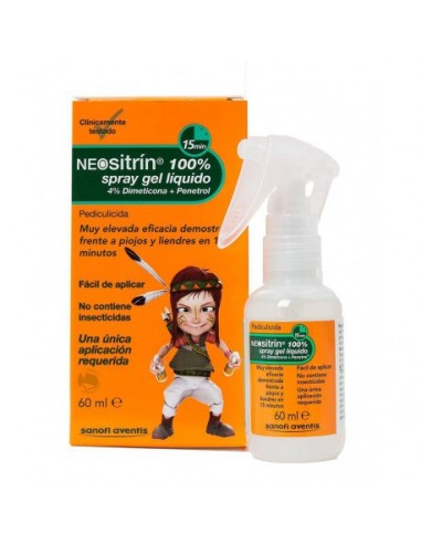 Neositrin Spray Antipiojos Gel Liquido 60 ml