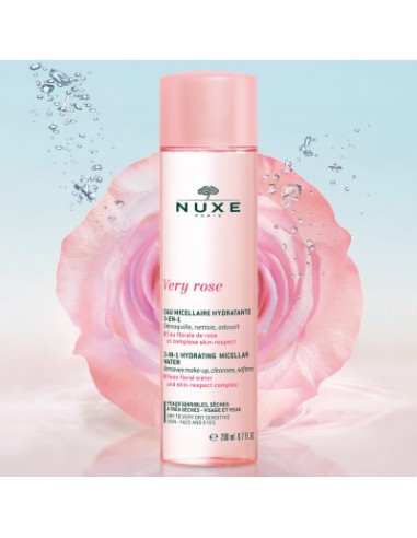 Nuxe Very Rose Agua Micelar Hidratante 3 en 1 Frasco 200ml