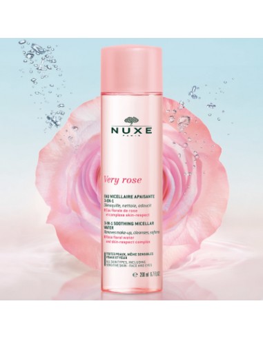 Nuxe Very Rose Agua Micelar Calmante 3 en 1 Frasco 200ml