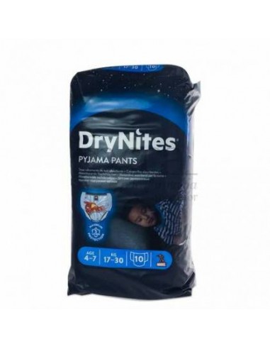DryNites Niño Pyjama Pants 4-7 años 17-30 kg 10 Uds
