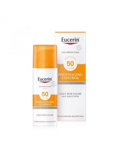 Eucerin Sun Fluido Facial Photoaging Control SPF 50+ 50 ml