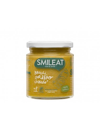 Smileat Potito Brócoli, Cordero y Chirivia Ecológico 230 g