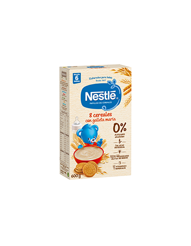 Nestle Papilla 8 cereales Galleta María 600 g