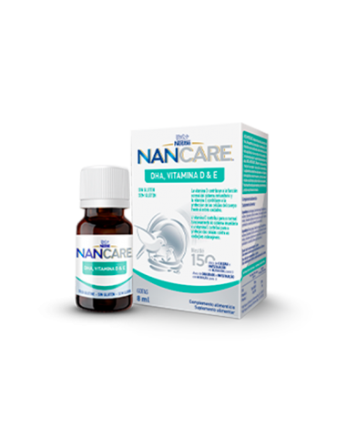 NESTLÉ Nancare DHA, vitamina D&E 8 ml