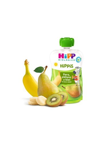 Hipp Bolsita Bio pera, plátano y kiwi 100 g