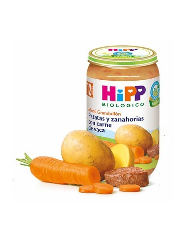 Hipp Potito Bio Patatas y Zanahoria con Carne 250 g