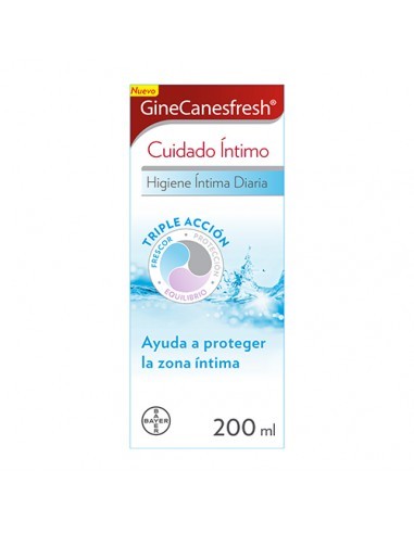 GineCanesfresh Gel Higiene y Cuidado Íntimo Diario 200 ml
