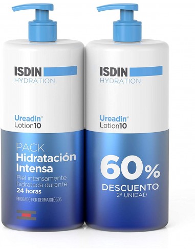 Isdin Ureadin Locion10 Hidratación Intensa Duplo 2x750ml