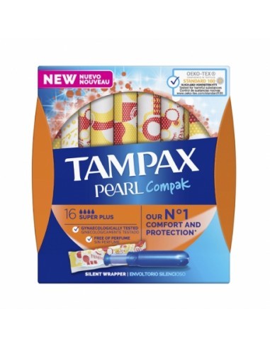 Tampax Pearl Compak Super Plus 16 tampones